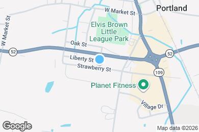 Map image of the property - 100A Park Ave