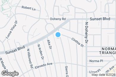 Map image of the property - 721 Sierra Dr