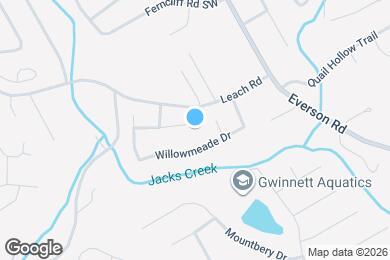 Map image of the property - 3850 Paulownia Dr