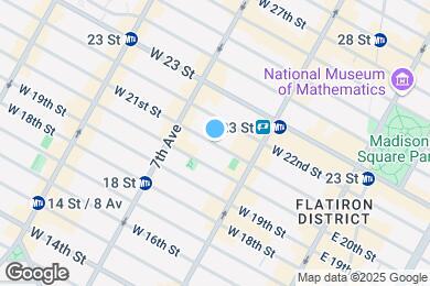 Map image of the property - 151 W 21st St