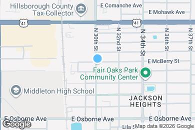 Map image of the property - 3001 E McBerry St