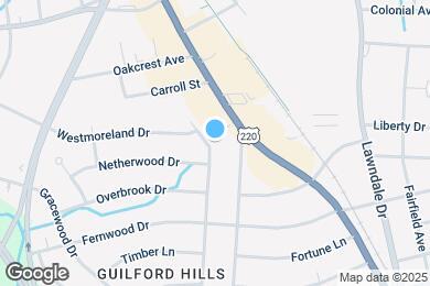 Map image of the property - 1606 Quail Dr