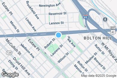 Map image of the property - 1829 Bolton St