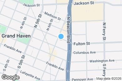 Map image of the property - 710 Fulton St