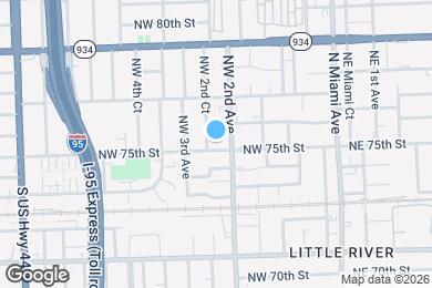 Map image of the property - 221 NW 75th St