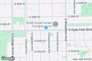 Map image of the property - 1025 E Hyde Park Blvd