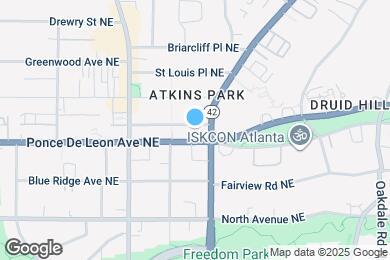 Map image of the property - 1159 Saint Augustine Pl NE