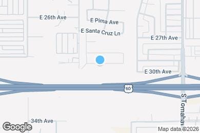 Map image of the property - 953 E Greenlee Ave