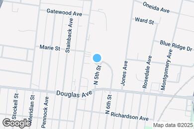 Map image of the property - 1320 N 5th St
