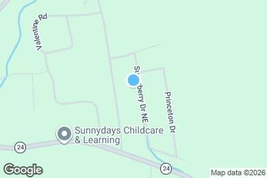 Map image of the property - 121 Sugarberry Dr NE