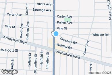 Map image of the property - 879 Newport Ave