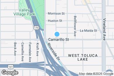 Map image of the property - 11285 Camarillo St