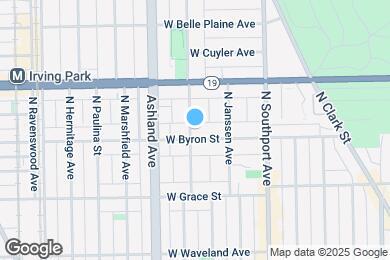 Map image of the property - 1478 W Byron St