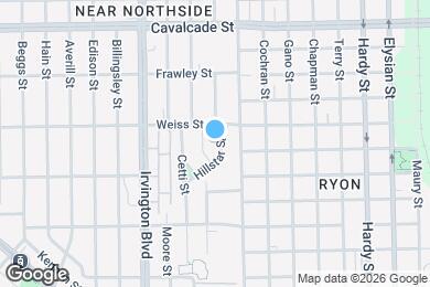 Map image of the property - 1039 Hillstar St