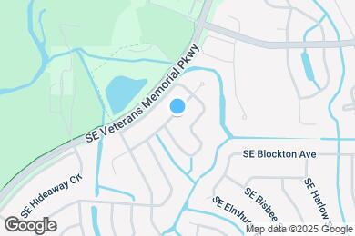 Map image of the property - 1941 SE Oxmoor Terrace