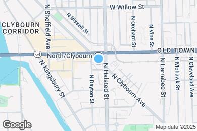 Map image of the property - 1578 N Clybourn Ave