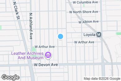 Map image of the property - 6521 N Newgard Ave