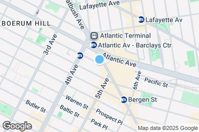 Map image of the property - 602 Pacific St
