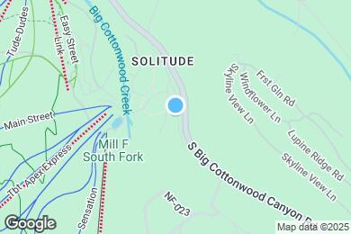Map image of the property - 12150 Big Cottonwood Canyon Rd