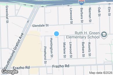 Map image of the property - 18040 Marquette St