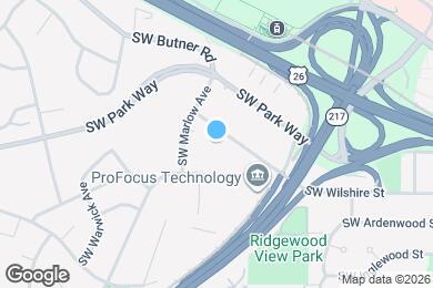 Map image of the property - Cedar Hills Townhomes