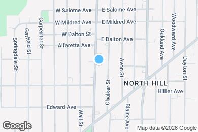 Map image of the property - 839 N Howard St