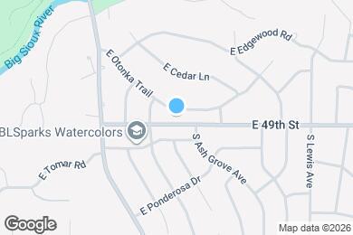 Map image of the property - 1512 E 49th St