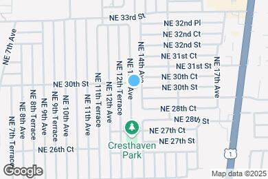 Map image of the property - 2964 NE 13th Ave