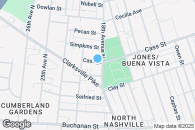 Map image of the property - 1705 Cass St