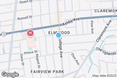 Map image of the property - 3012 College Ave