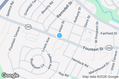 Map image of the property - 504 Fountain St