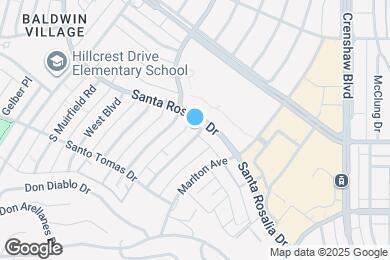 Map image of the property - Secure, Stylish Property Near Leimert Park & Baldwin Hills