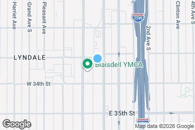 Map image of the property - 3310 Nicollet Ave