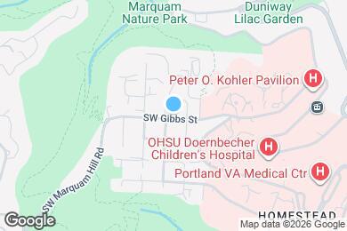 Map image of the property - 1033 SW Gibbs St