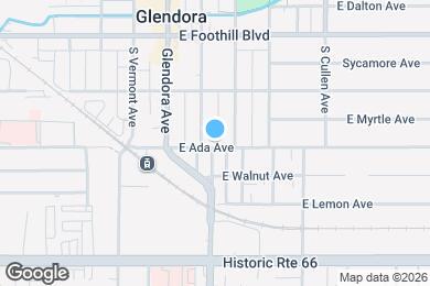 Map image of the property - 256 S Vista Bonita Ave