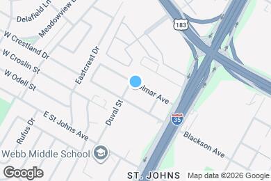 Map image of the property - 505 Delmar Ave