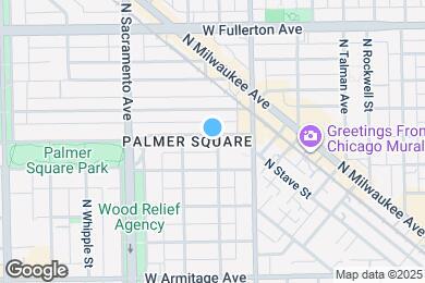Map image of the property - 2839 W Palmer St
