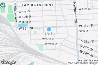 Map image of the property - 1328 37th St