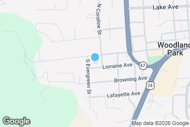 Map image of the property - 1010 W Lorraine Ave