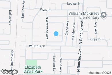 Map image of the property - 962 W Mellon Ct