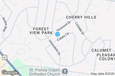 Map image of the property - 3540 Calais Cir