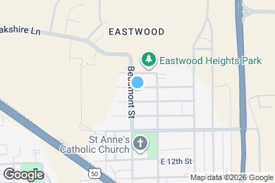 Map image of the property - 2708 E 16th St