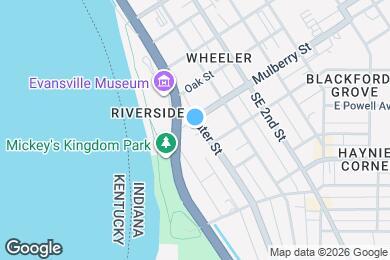 Map image of the property - 605 SE Riverside Dr