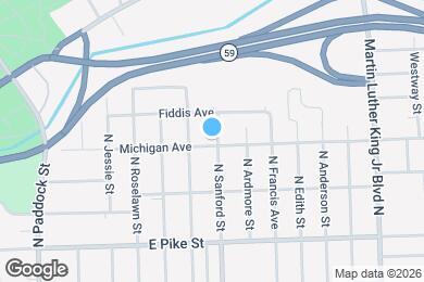 Map image of the property - 107 N Sanford St