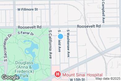 Map image of the property - 1239 S Fairfield Ave