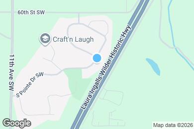 Map image of the property - 6186 S Pointe Dr SW