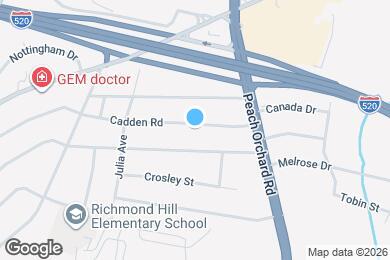 Map image of the property - 2118 Cadden Rd