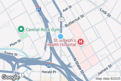 Map image of the property - 439 N Salina St