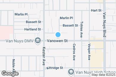 Map image of the property - 14803 Vanowen St