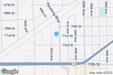 Map image of the property - 7102 Pershing Blvd